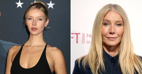 Split photo of Apple Martin and Gwyneth Paltrow