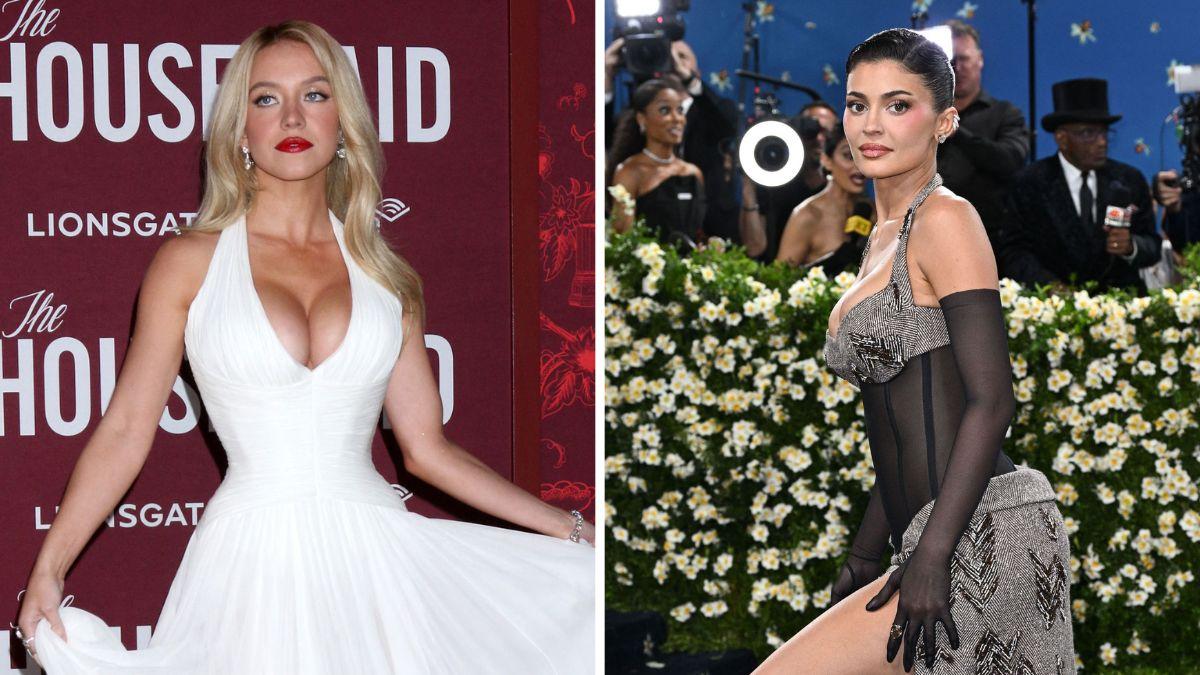 image of Sydney Sweeney typically wears low-cut outfits. 