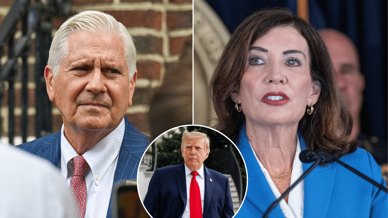 Bruce Blakeman ;Donald Trump ;Kathy Hochul 