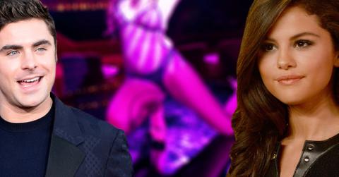 Zac efron selena gomez strip club