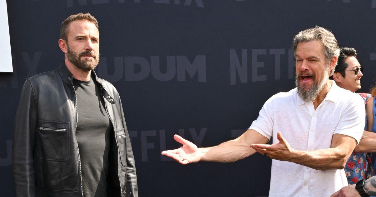 image of 'Our relationship isn’t affected by what people are saying,' Matt Damon told Howard Stern.