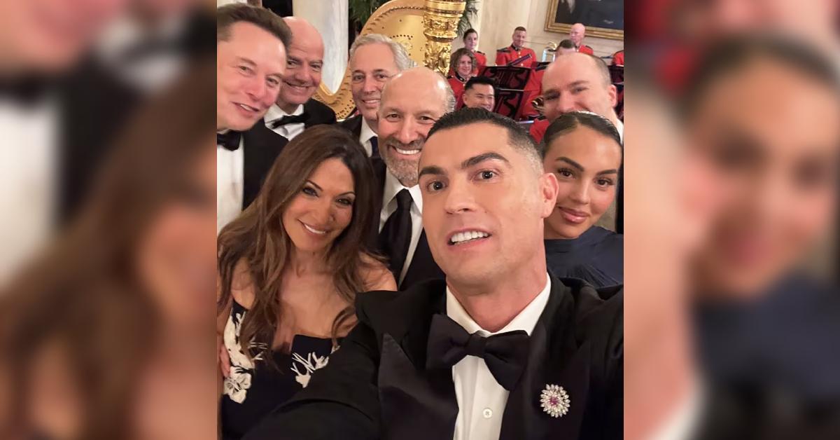 Image of Cristiano Ronaldo attended a White House dinner for Saudi Crown Prince Mohammed bin Salman.