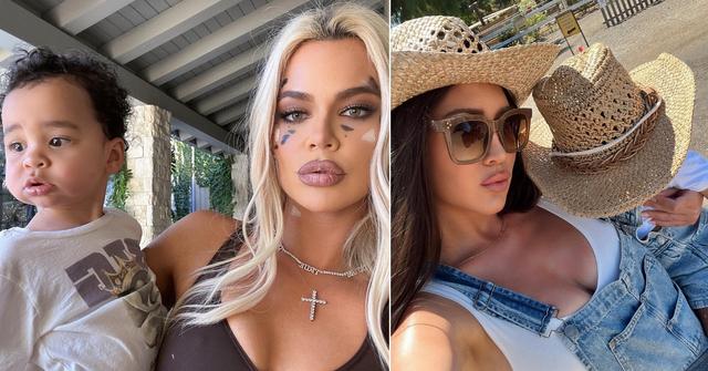 khloe kardashian makes rare comment tristan thompson other son pp