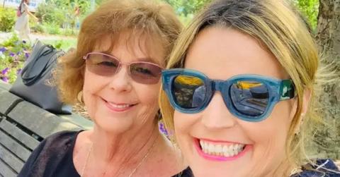 photo of savannah guthrie and mom nancy guthrie