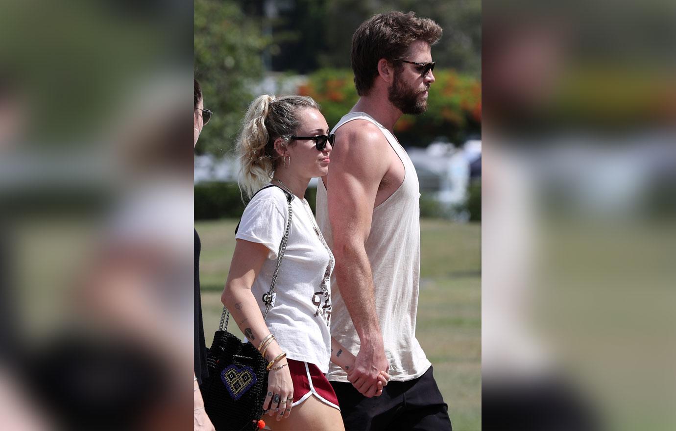 Liam Hemsworth And Miley Cyrus Sighting At Burleigh Heads &#8211; January 11, 2018