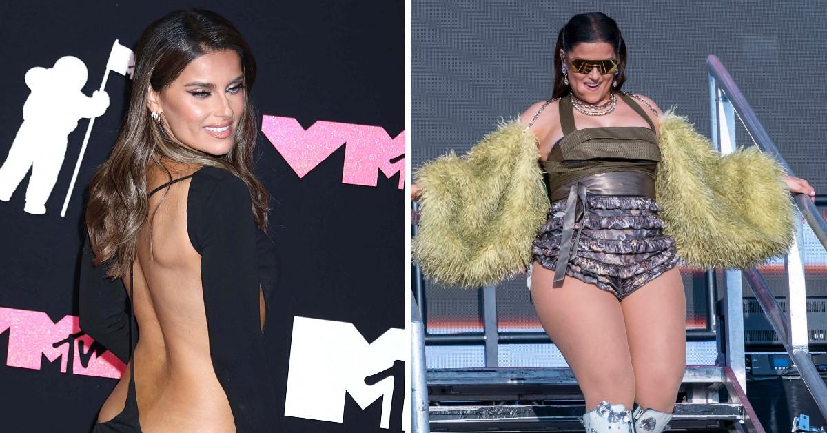 Photo of Nelly Furtado showed off her curves in micro shorts during a performance in the U.K.