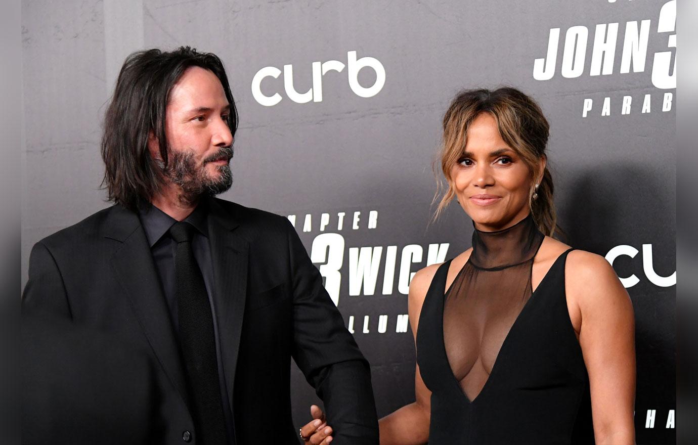 Keanu Reeves and Halle Berry