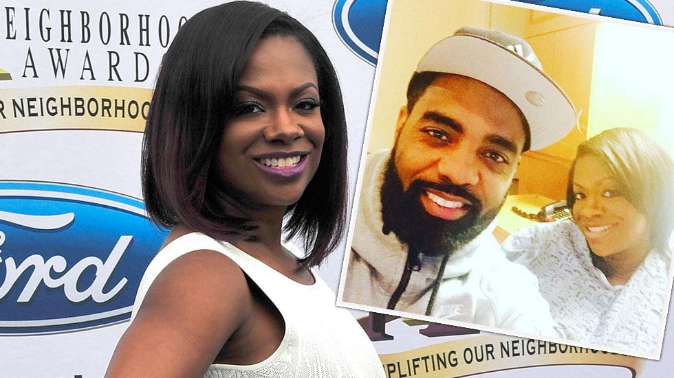 Kandi Burruss Labor Photo