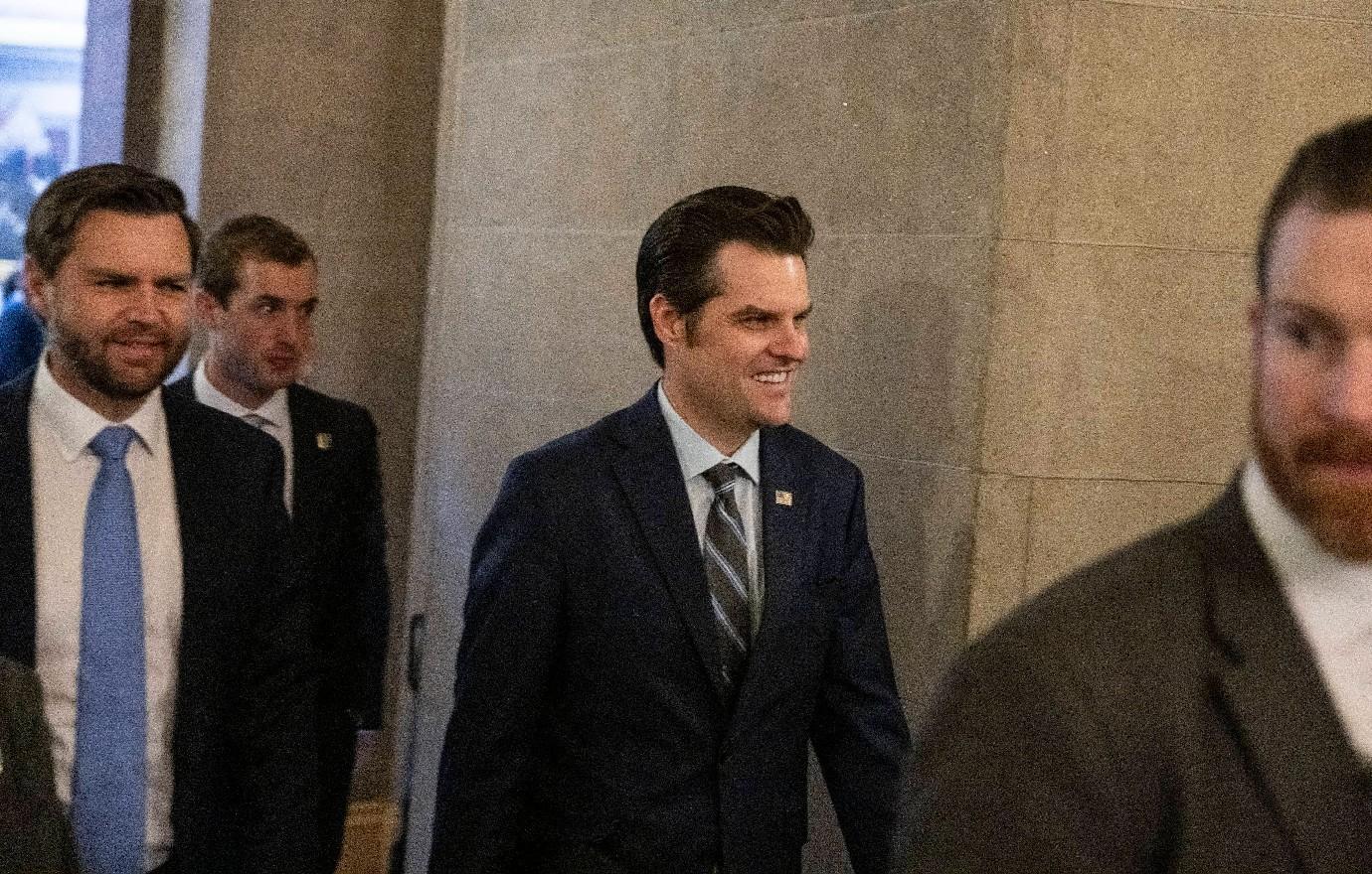 grifter matt gaetz bashed  cameo withdrawing attorney general