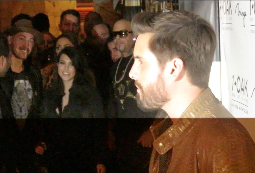 Scott Disick parties in Vegas with Kourtney Kardashian hours after her sisters car crash on family trip in Montana,