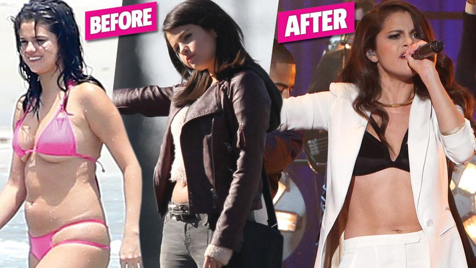 Selena gomez weight loss gain bikini fat shamers