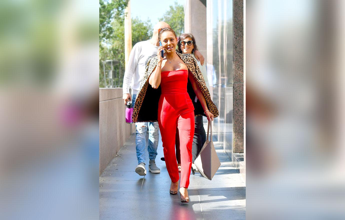 Mel b hot yoga preparing for rehab 3