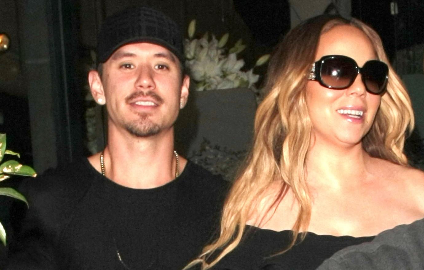 mariah carey leaning on nick cannon bryan tanaka split