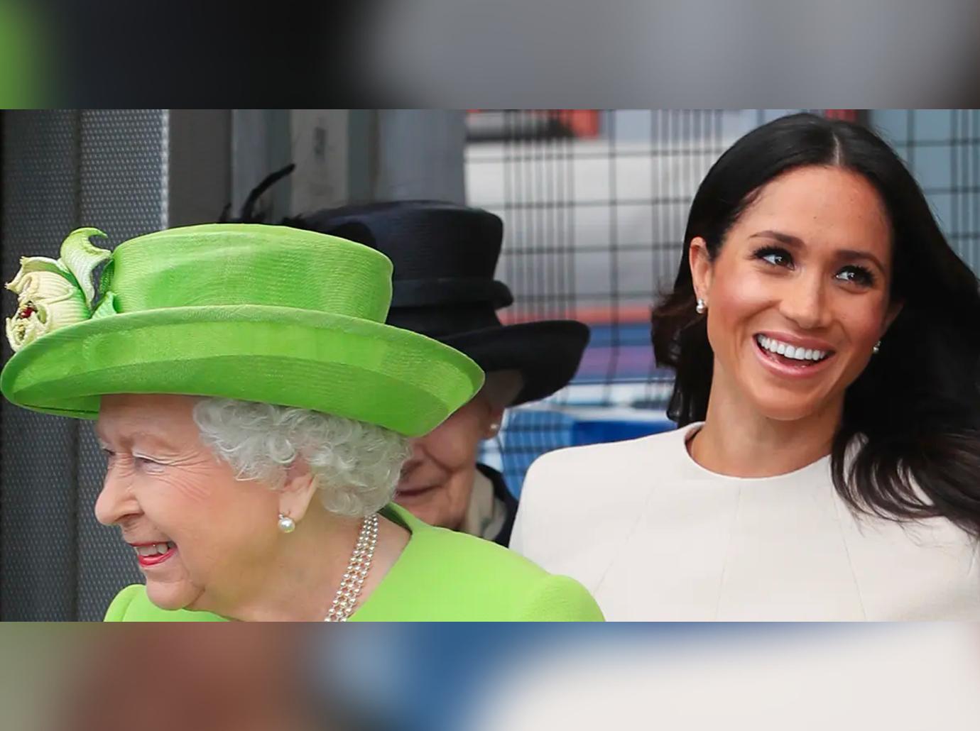 queen and meghan