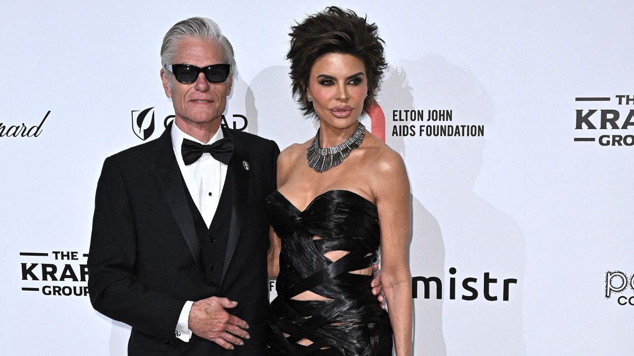 Image of Lisa Rinna and Harry Hamlin discussed becoming grandparents as they looked ahead to a new chapter for their family.