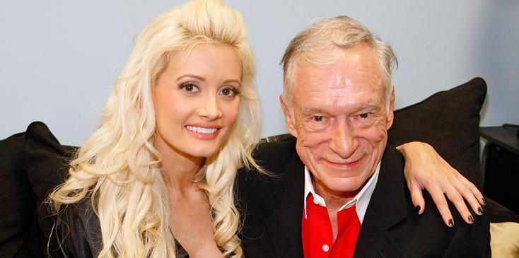 Hugh Hefner Visits Holly Madison At PEEPSHOW