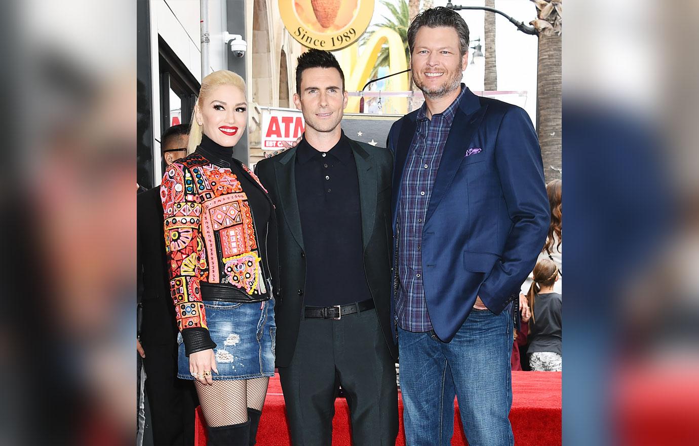 adam levine no idea ex the voice costars blake shelton gwen stefani tied the knot ok