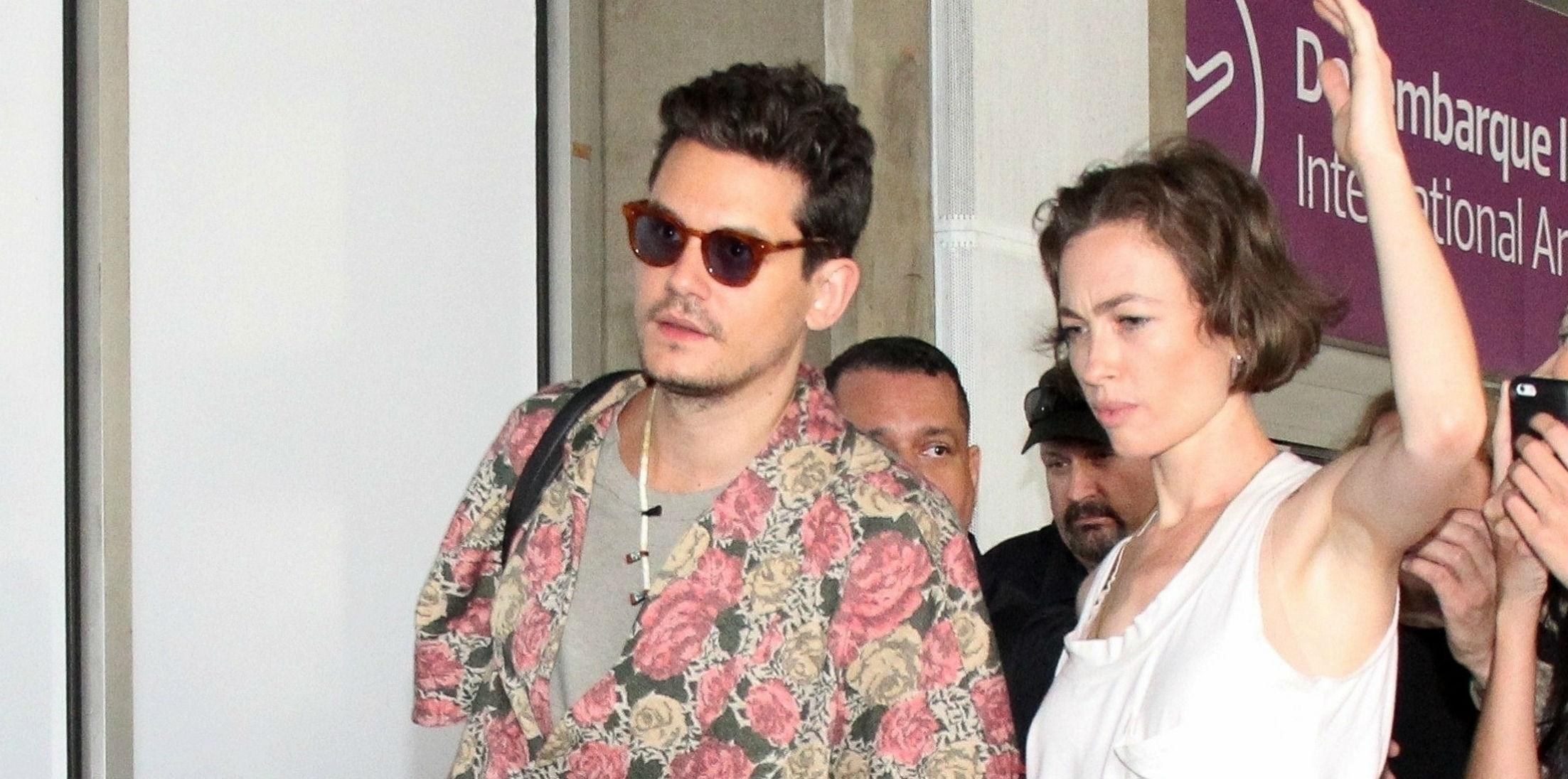 John Mayer Celebrates 40th Birthday Mystery Woman Photos hero