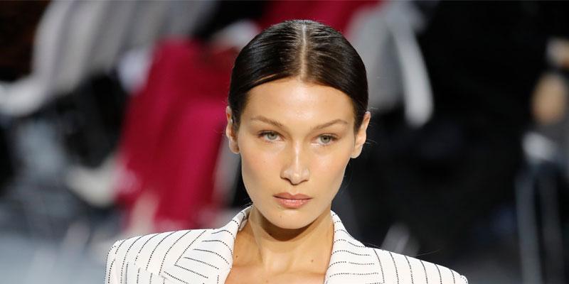 Bella Hadid Goes Braless For Paris Fashion Week Show