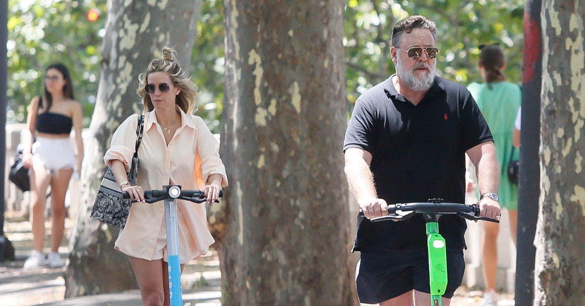russell crowe fiancee britney theriot loves him any size losing weight
