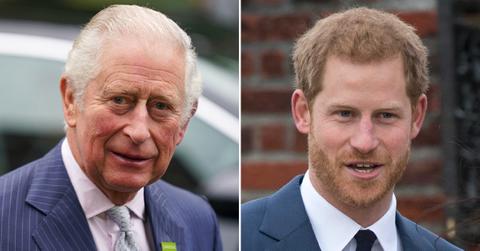 king charles drawn line spoiled brat prince harry pp