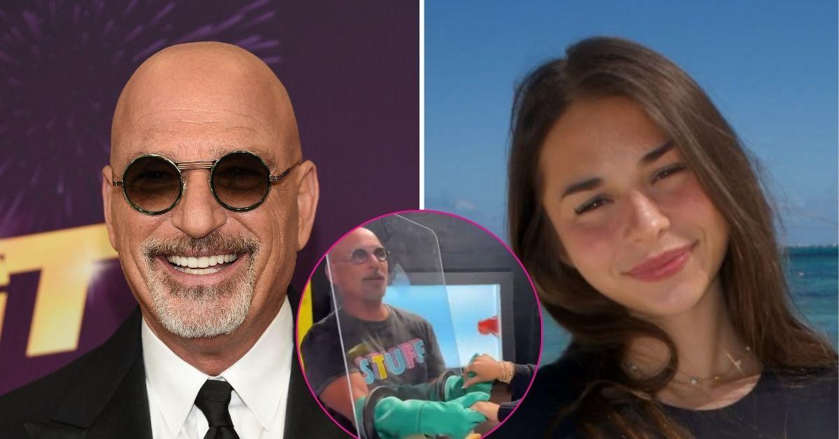howie mandel avoids sophie rain photo