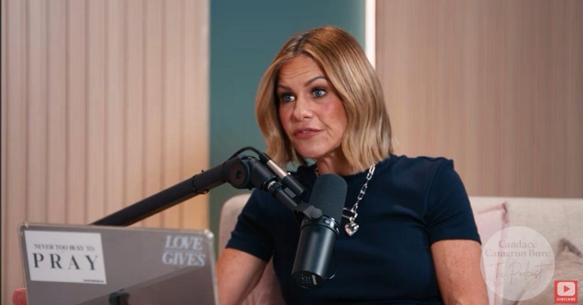 image of Candace Cameron Bure discussed talking to her kids about s--.