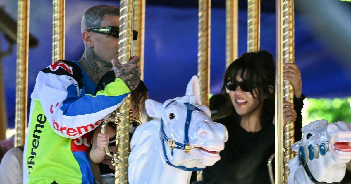 image of Kourtney Kardashian has been receiving criticism for the decision to keep her son's face hidden.