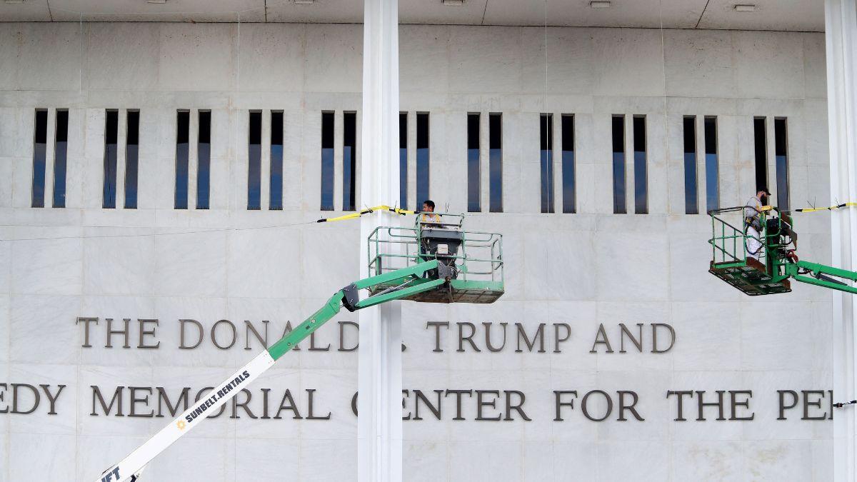 Photo of The president recently renamed the Kennedy Center to include his own moniker.