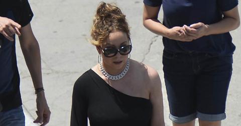 Mariah Carey in italian island of Ponza with twins Monroe and Moroccan