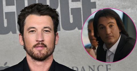 split photo of Miles Teller