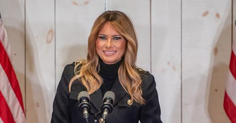 melania trump donald trump mar a lago party
