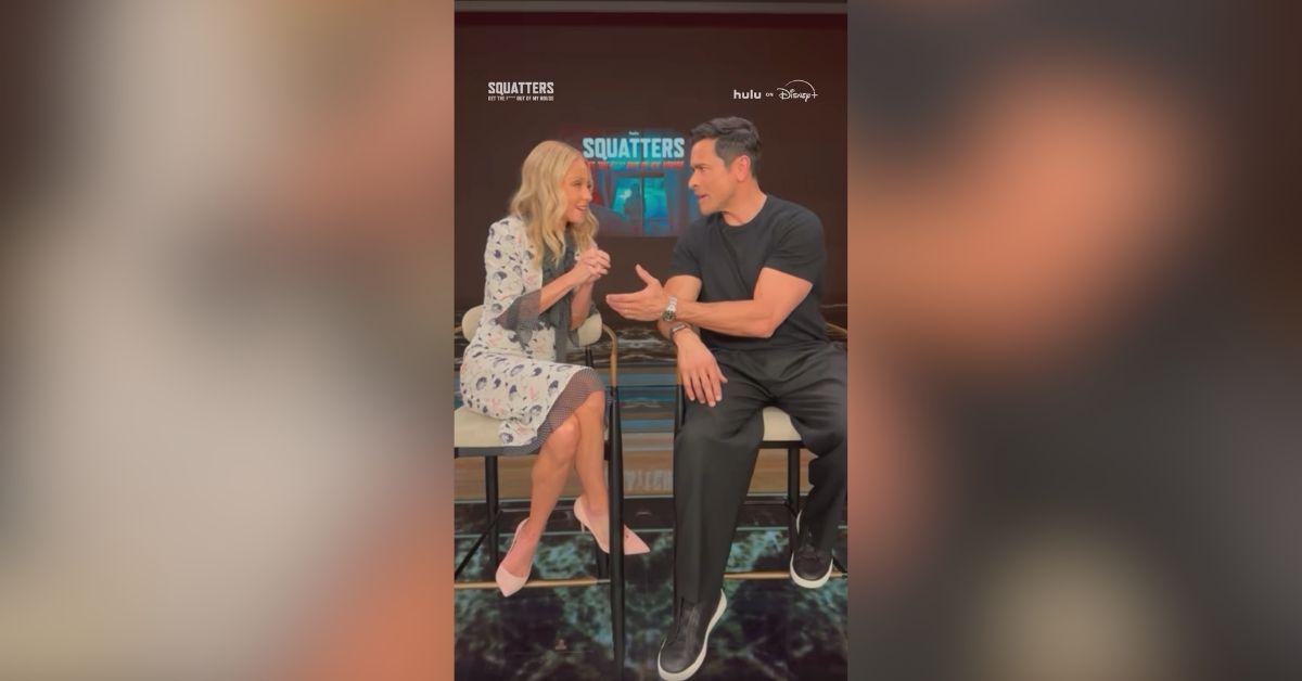 image of Kelly Ripa said she was deeply affected while producing Hulu’s docuseries 'Squatters: Get the F--- Out of My House' with Mark Consuelos.