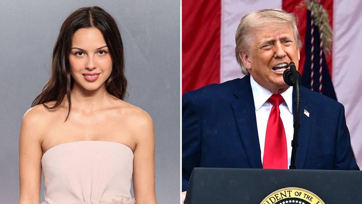 Photo of Olivia Rodrigo and Donald Trump