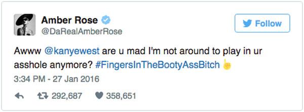 Amber Rose Emojis Kim Kardashian Kanye West Assplay