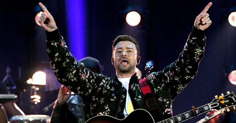 Justin timberlake cancelled LA concert post pic