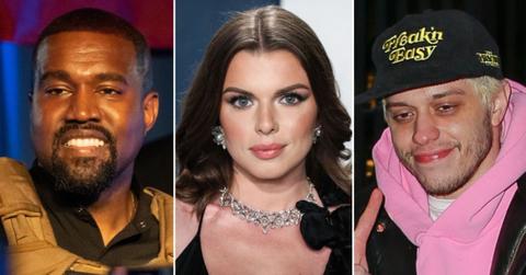 kanye west girlfriend julia fox loves song dissing pete davidson