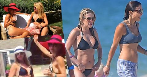 bethenny frankel ramona singer bikini photos rhony hamptons