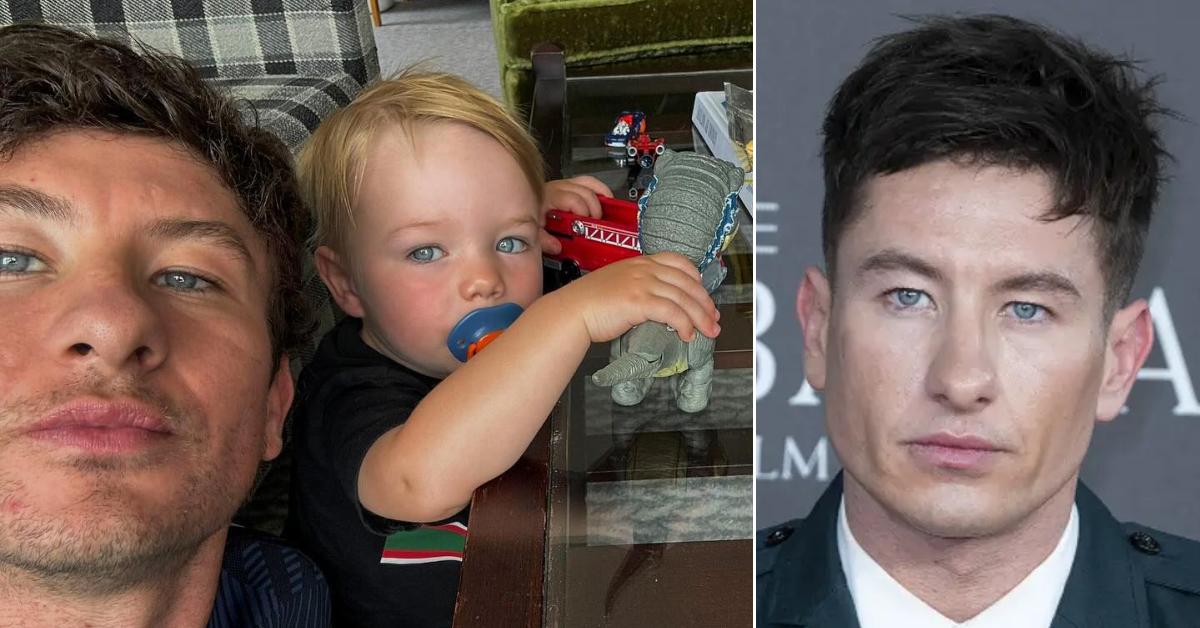 Photo of Barry Keoghan and his son, Brando; picture of Barry Keoghan.