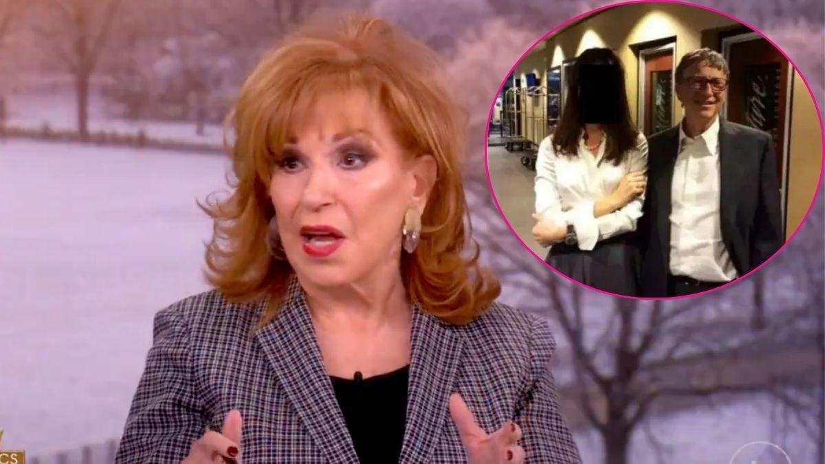Composite photo of Joy Behar and Bill Gates