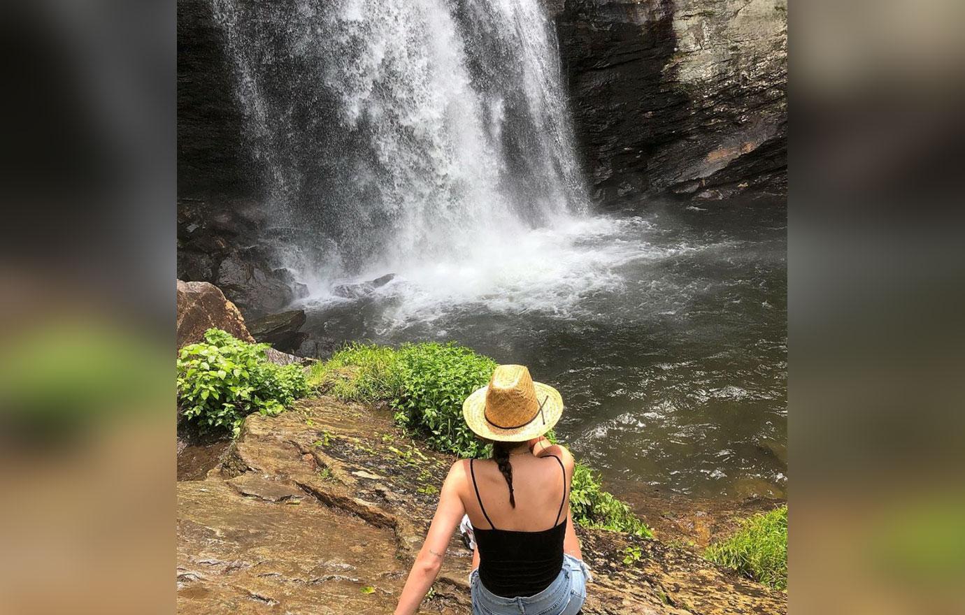 Lala Kent Stares At A Waterfall