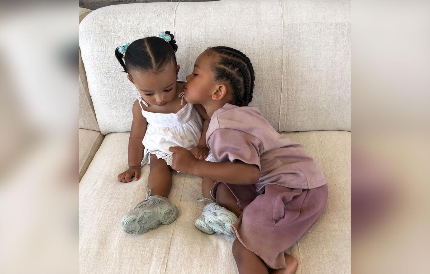 Kim Kardashian Shares New Pic Of Sons Psalm And Saint West Bonding