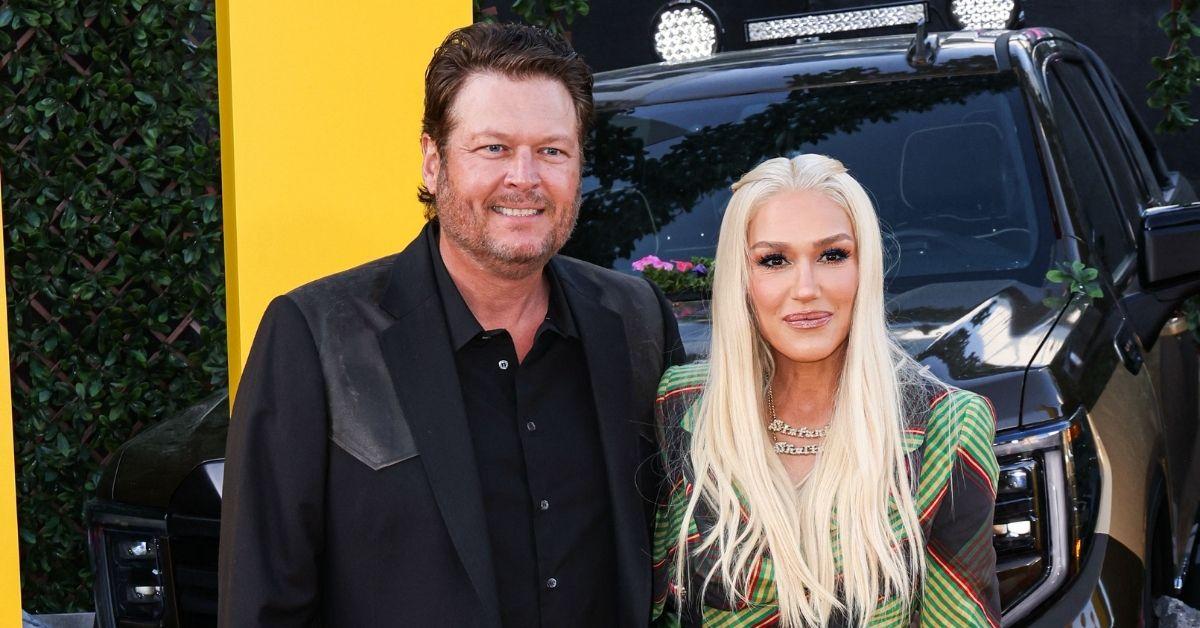 image of The couple celebrated together as Blake Shelton raised his drink.