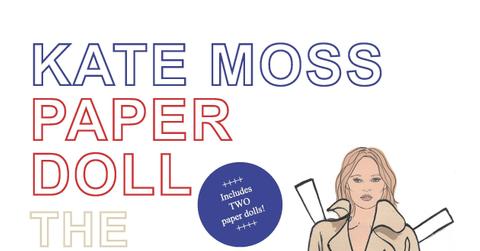 Kate moss paper dolls set