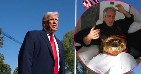 Composite photo of Donald Trump and Jeffrey Epstein.