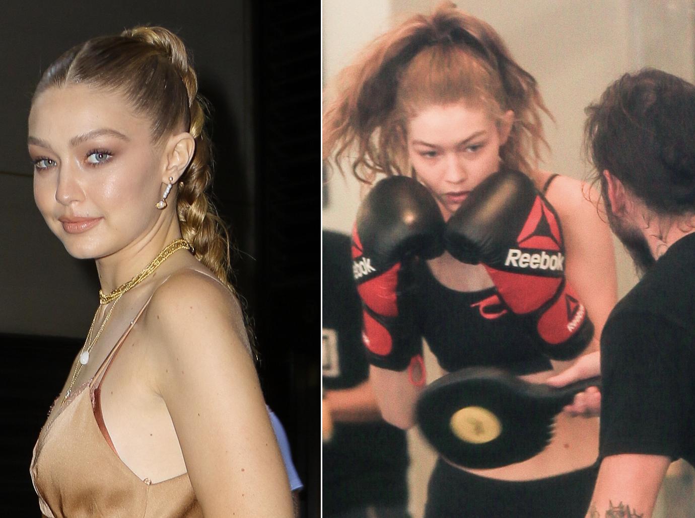 train like star gigihadid