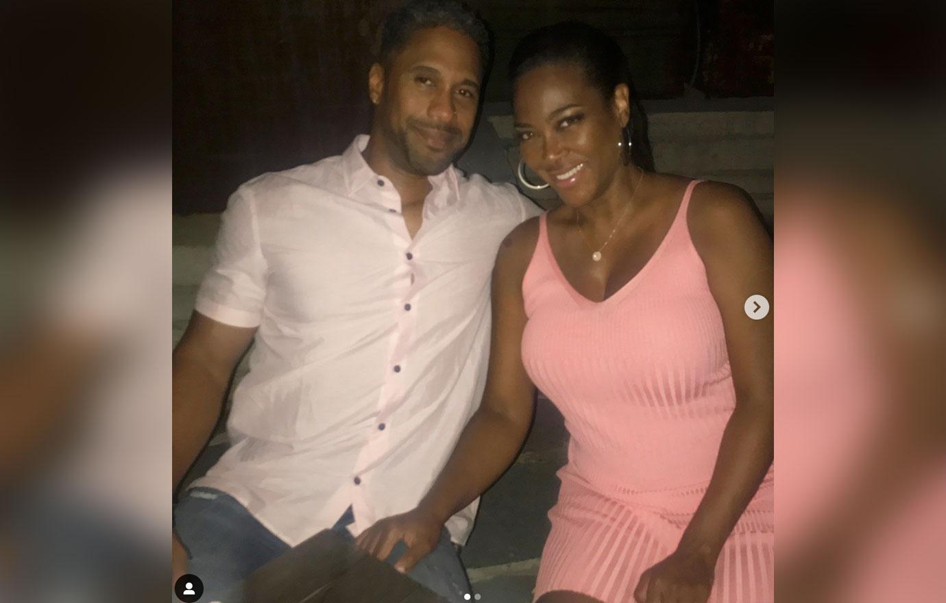 Kenya Moore And Marc Daly At Dinner Daughter Birthday Prenup