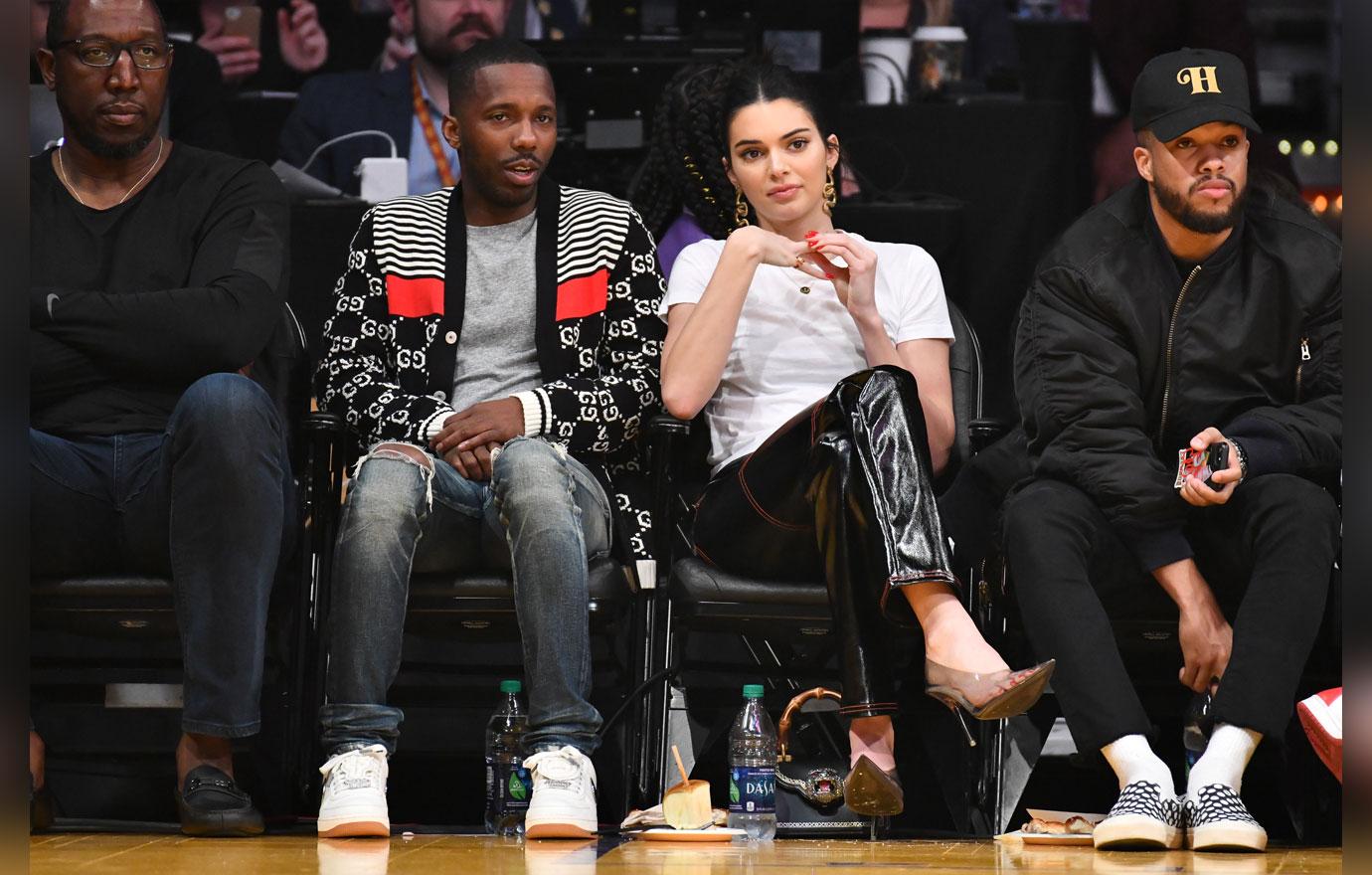 Celebrities At The Los Angeles Lakers Game