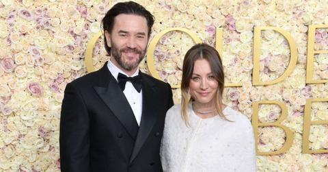image of Kaley Cuoco and Tom Pelphrey.