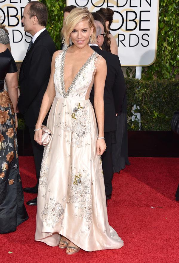 Sienna miller 72nd golden globes